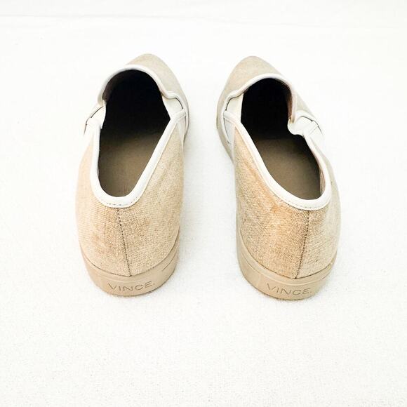 Vince Phalen Pointy Toe Leather Slip On Sneaker Size 6 Eur 36 - Picture 2 of 7